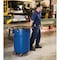 Rubbermaid Commercial Quiet Dolly, 250 Lb Cap, 18-1/4" Dia, 6-5/8"H, 2PK, Black RCP264043BLACT - alternate 4